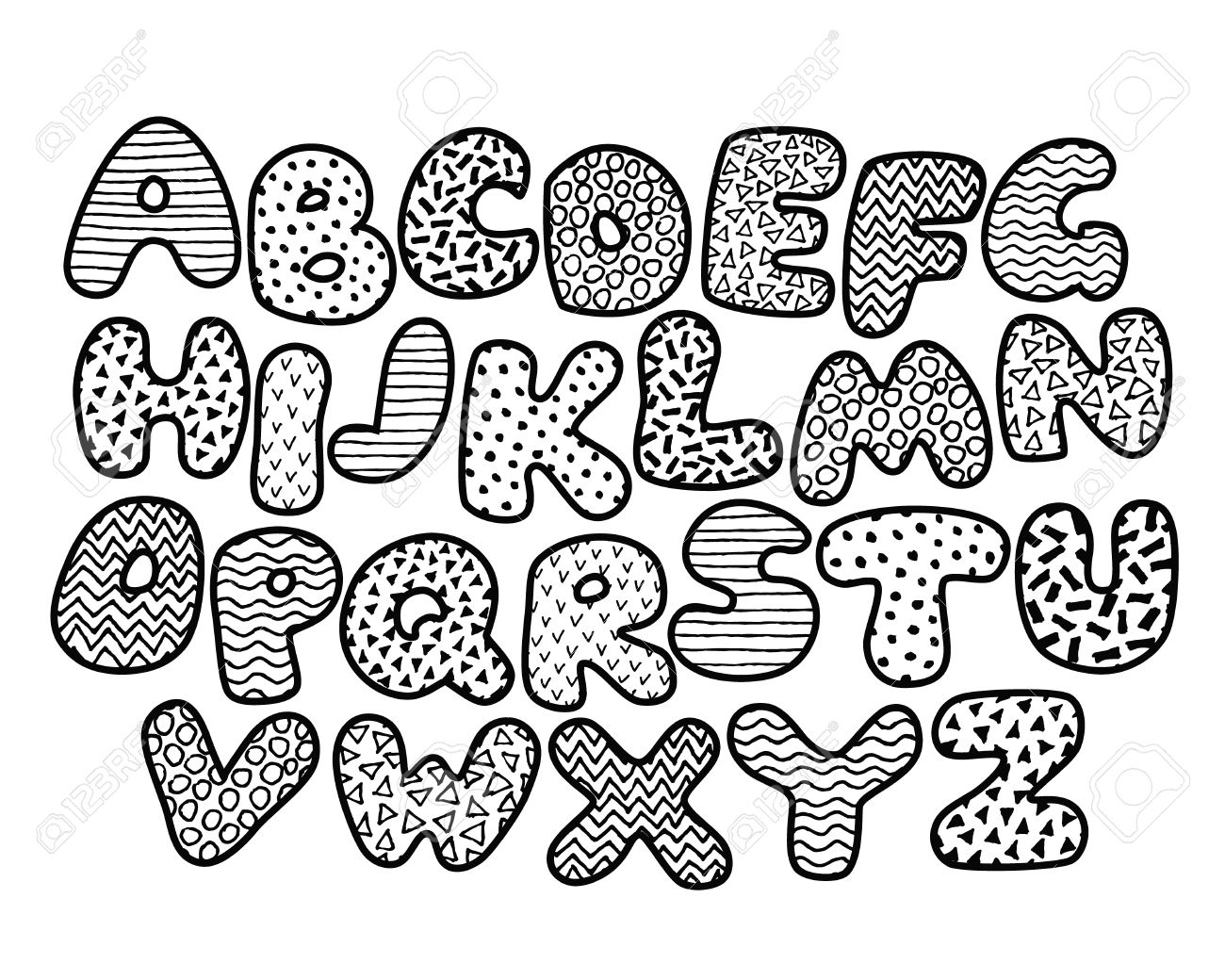 Moldes De Letras Para Imprimir El Alfabeto Completo Kulturaupice Sexiz Pix
